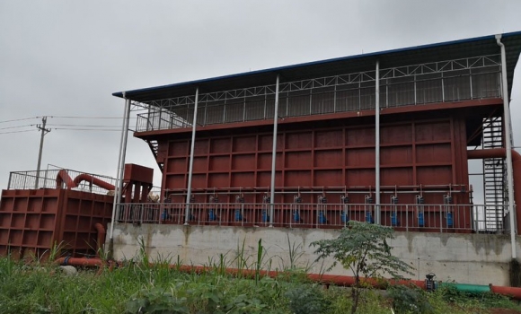 重力式一體化凈水系統，每小時400噸處理量